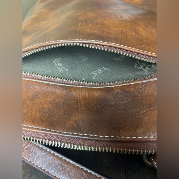 B.O.C Brown Vegan Leather Purse - Picture 2 of 5